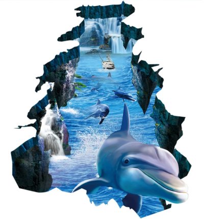 фотообои Море дельфинов