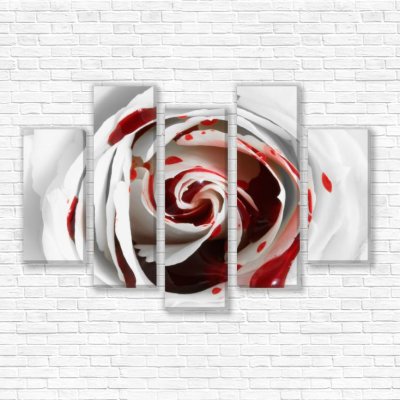 модульные картины Кровь и роза