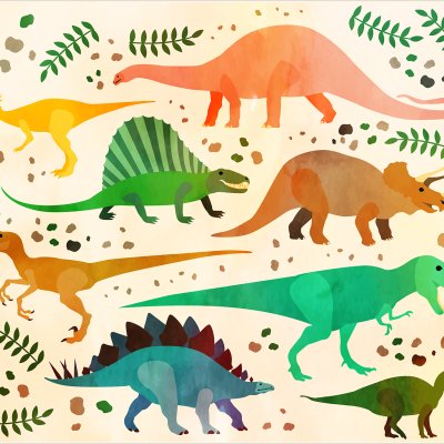 постеры Динозаврики