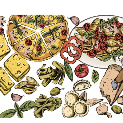 постеры Итальянская кухня