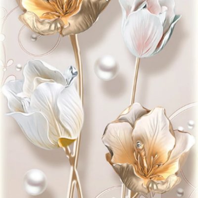 фотообои Жемчужные тюльпаны
