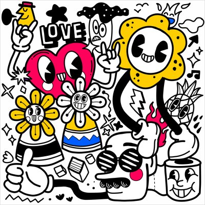 постеры Рисунки про любовь