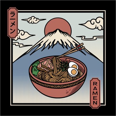 постеры Азиатская еда 1