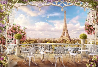 фотообои Парижский балкона