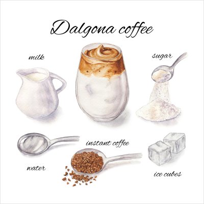 постеры Дальгона кофе