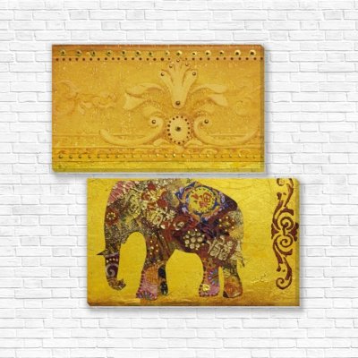 модульные картины Индийский слон