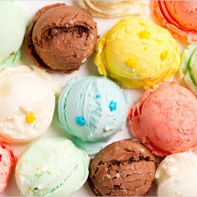 постеры Разноцветное мороженое