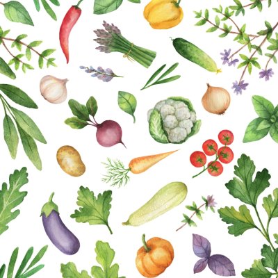 фотообои Яркие овощи
