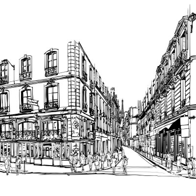 фотообои Улица в Париже