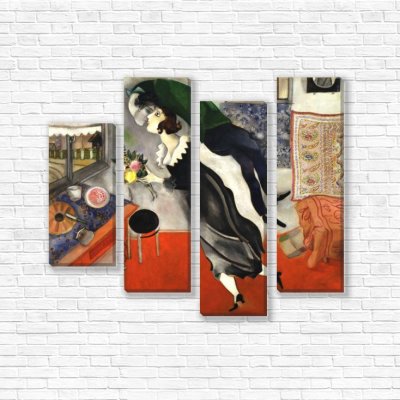 модульные картины Марк Шагал День рождения
