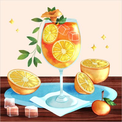 постеры Апельсиновый лимонад