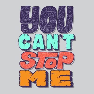 постеры You can't stop me